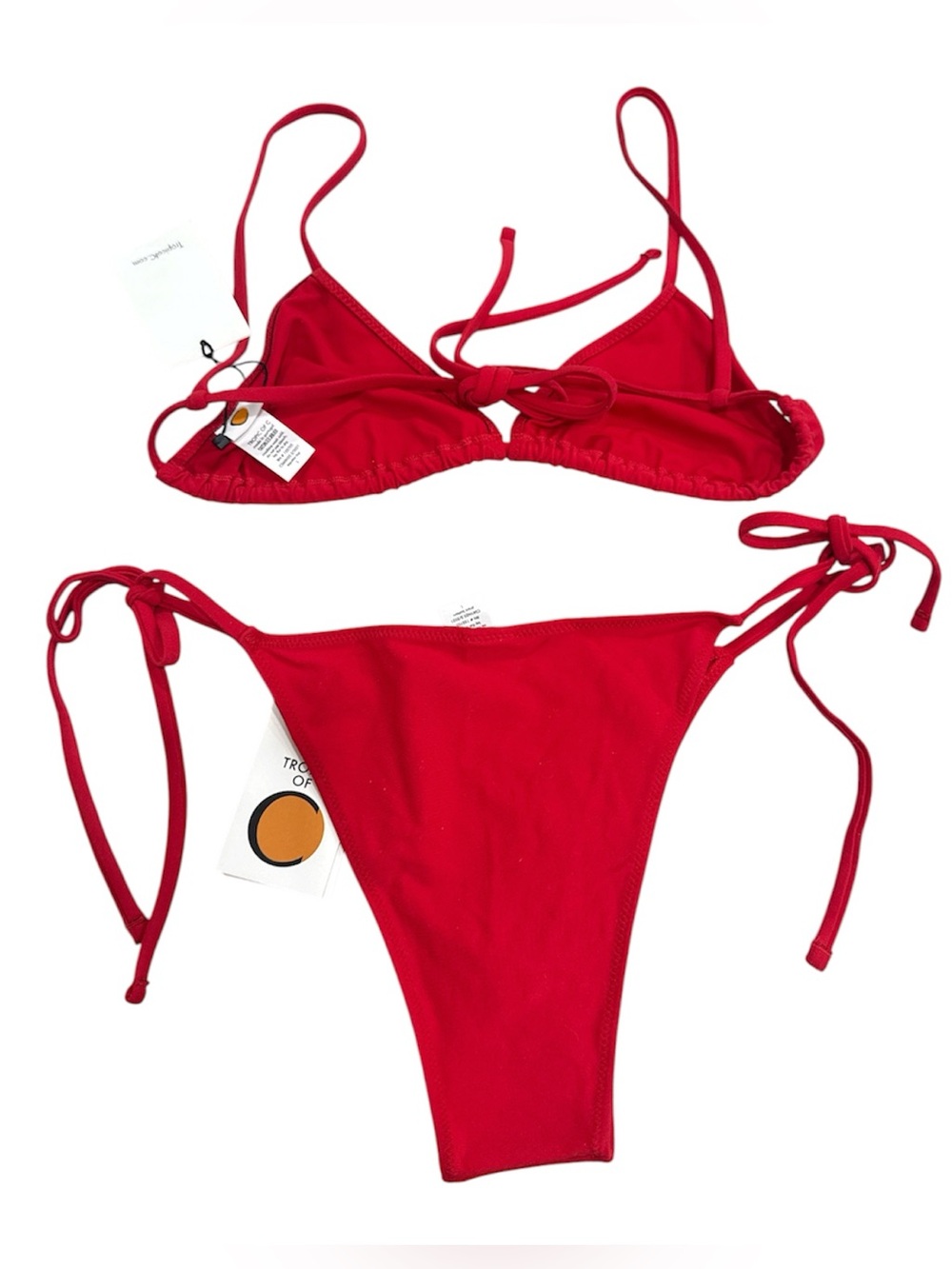 praia bottom & Top set in poppy - Picture 3 of 5